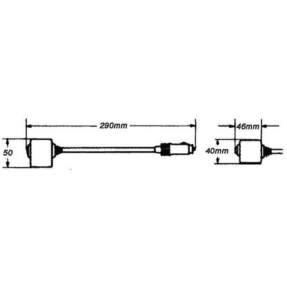 Hella Reading Lamp Black Mg12 2Ab Hella Interior Lighting