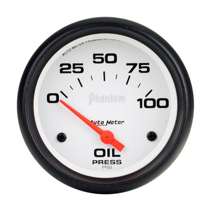 Autometer Phantom 66.7mm 0-100 PSI SSE Oil Pressure Gauge AutoMeter Gauges