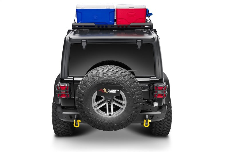 Rugged Ridge 18-21 Wrangler JL/Gladiator Roof Rack w/ Basket HT Rugged Ridge Roof Rack