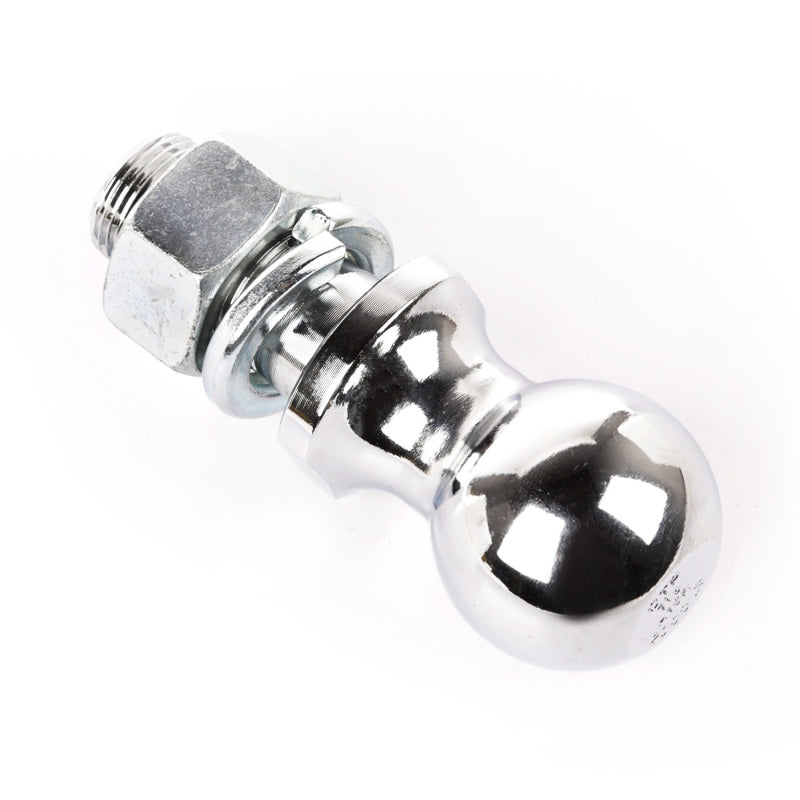 Rugged Ridge 1-7/8in Trailer Hitch Ball 1in Dia Shank Chrome Rugged Ridge Hitch Accessories