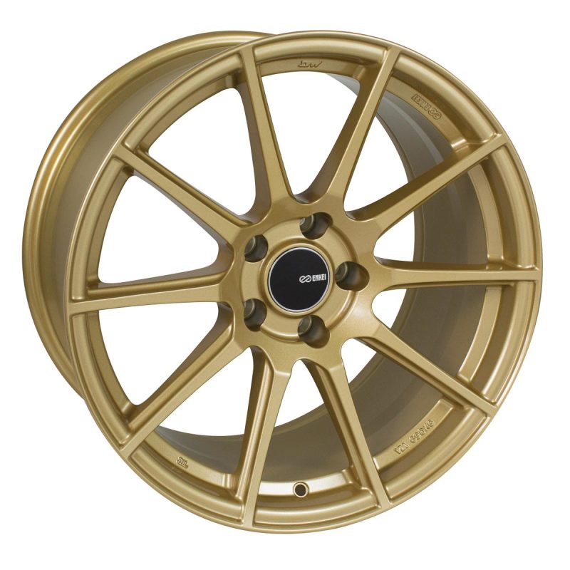 Enkei TS10 17x8 5x100 45mm Offset 72.6mm Bore Gold Wheel Enkei Wheels - Cast