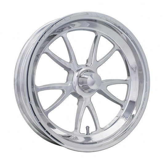Weld Full Throttle 1-Piece 15x3.5 / Anglia Spindle MT / 1.75in. BS Polished Wheel - Non-Beadlock Weld Wheels - Forged