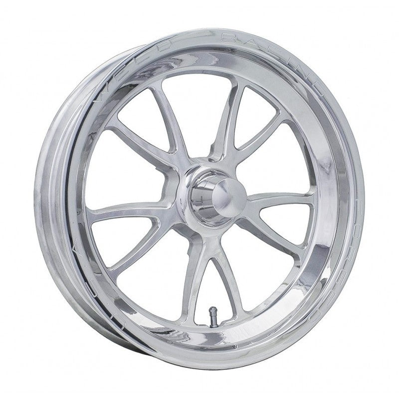 Weld Full Throttle 1-Piece 17x4.5 / 5x4.5 BP / 2.25in. BS Polished Wheel - Non-Beadlock Weld Wheels - Forged