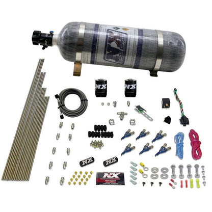 Nitrous Express V6AN Gasoline EFI Nitrous Kit (150-375HP) w/Composite Bottle