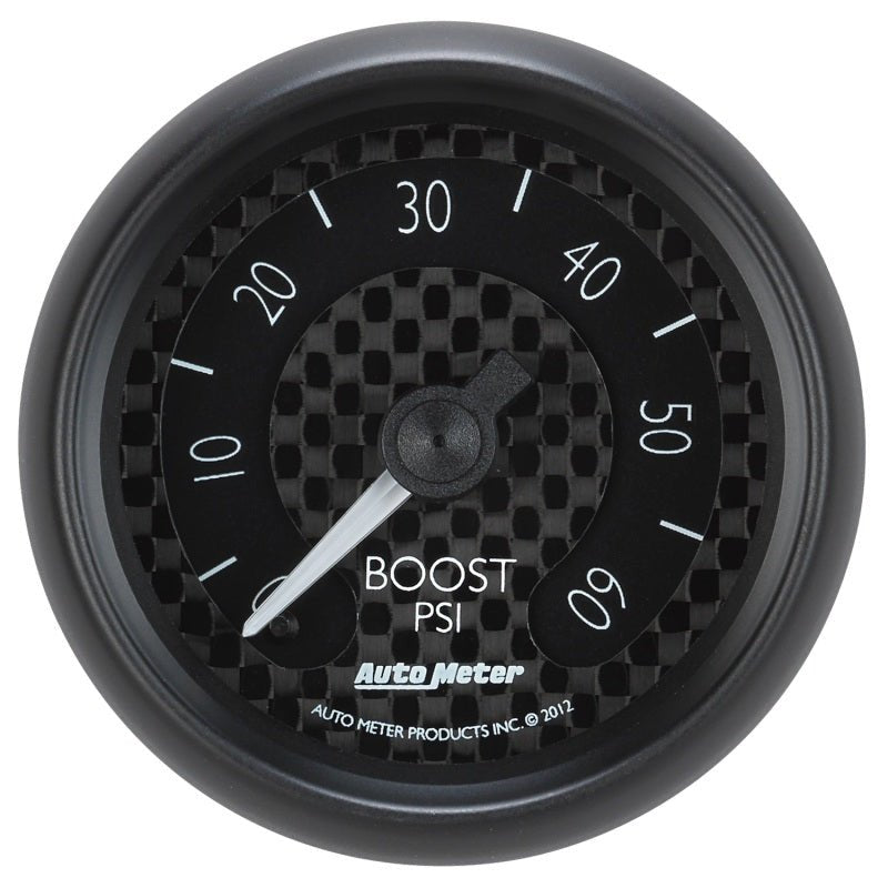 Autometer GT Series 52mm Mechanical 0-60 psi Boost Gauge AutoMeter Gauges