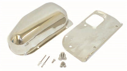 Rugged Ridge 76-86 Jeep CJ Stainless Steel Wiper Motor Cover Kit Rugged Ridge Exterior Trim