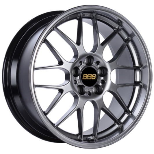 BBS RG-R 17x7 4x100 ET38 Diamond Black Wheel -70mm PFS/Clip Required