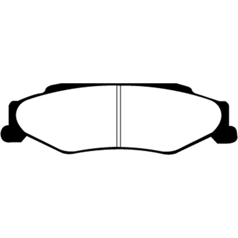 EBC 03-04 Cadillac XLR 4.6 Greenstuff Rear Brake Pads EBC Brake Pads - Performance
