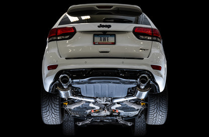 AWE Tuning 2020 Jeep Grand Cherokee SRT Touring Edition Exhaust - Chrome Silver Tips