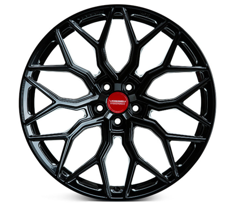 Vossen HF-2 20x11 / 5x120 / ET40 / Deep Face / 66.9 - Gloss Black Wheel