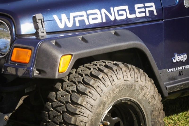 Rugged Ridge 4-Piece Fender Flare Kit 4.75-In 97-06 Jeep Wrangler Rugged Ridge Fender Flares