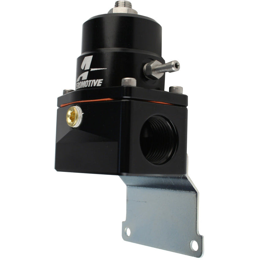 Aeromotive Adjustable EFI Regulator (2) -10 Inlet/-6 Return - Black Aeromotive Fuel Pressure Regulators