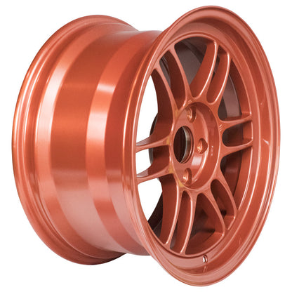 Enkei RPF1 17x9 5x114.3 35mm Offset 73mm Bore Orange Wheel Enkei Wheels - Cast