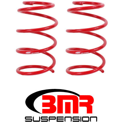 BMR 05-14 S197 Mustang GT Front Drag Version Lowering Springs - Red BMR Suspension Lowering Springs