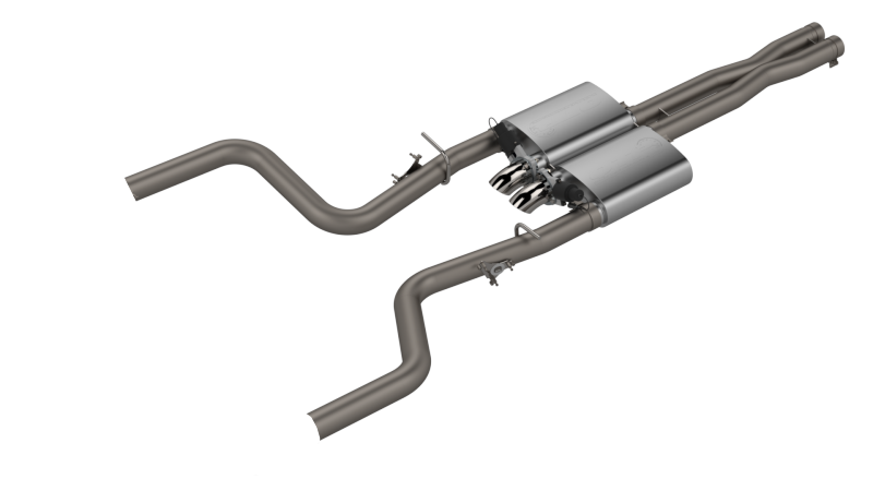 QTP 15-18 Dodge Challenger 5.7L 304SS Screamer Cat-Back Exhaust w/3in Tips