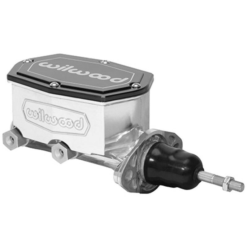 Wilwood Corvette C2 CompactTandem Master Cylinder - 7/8in Bore - Burnished Wilwood Brake Master Cylinder