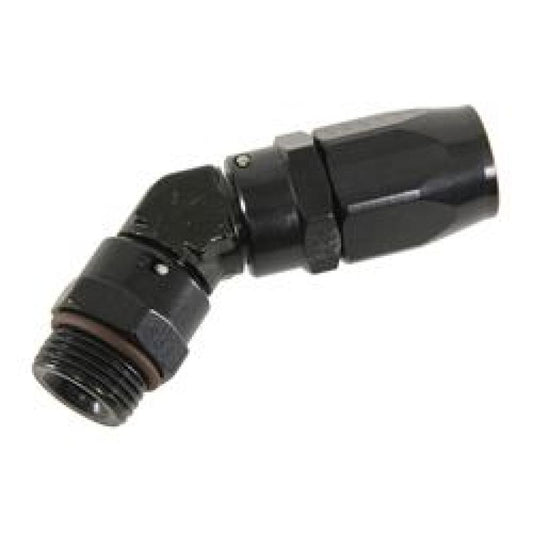 Fragola -10AN x 45 Degree x 1 1/16-12 (12) Hose End - Black