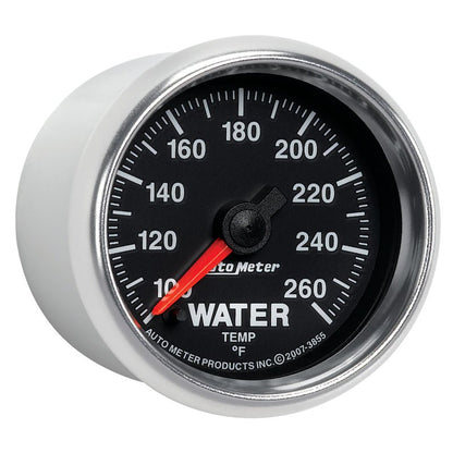 Autometer GS 100-260 degree Electronic Water Temperature Gauge AutoMeter Gauges