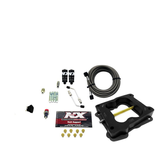 Nitrous Express Q-Jet/Holley Spread Bore Hitman Nitrous Kit (100-200HP) w/o Bottle Nitrous Express Nitrous Systems