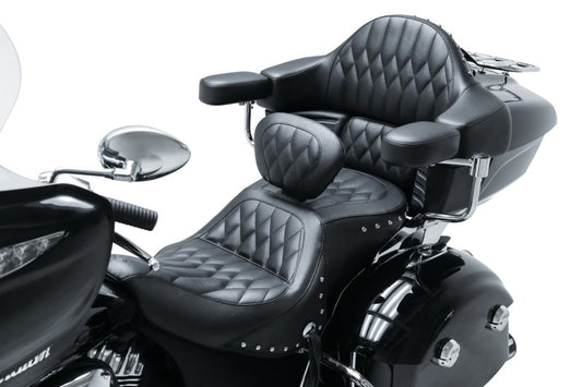 Mustang 14-21 Indian Chieftain,Chief,Dk Horse,Roadmaster,Springfield Touring 1PC Seat - Black