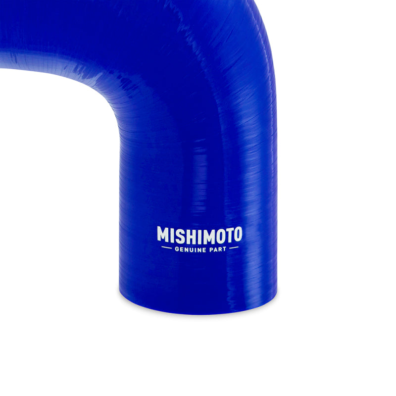 Mishimoto Silicone Reducer Coupler 90 Degree 3in to 3.25in - Blue