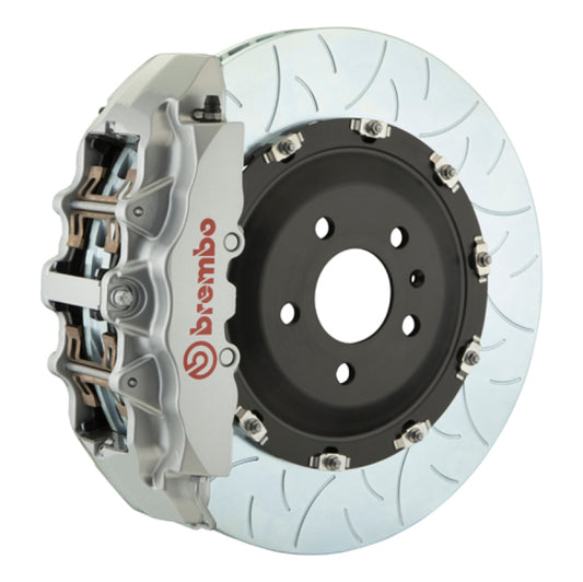 Brembo 06-13 S350 Front GT BBK 8 Piston Cast 380x34 2pc Rotor Slotted Type3-Silver