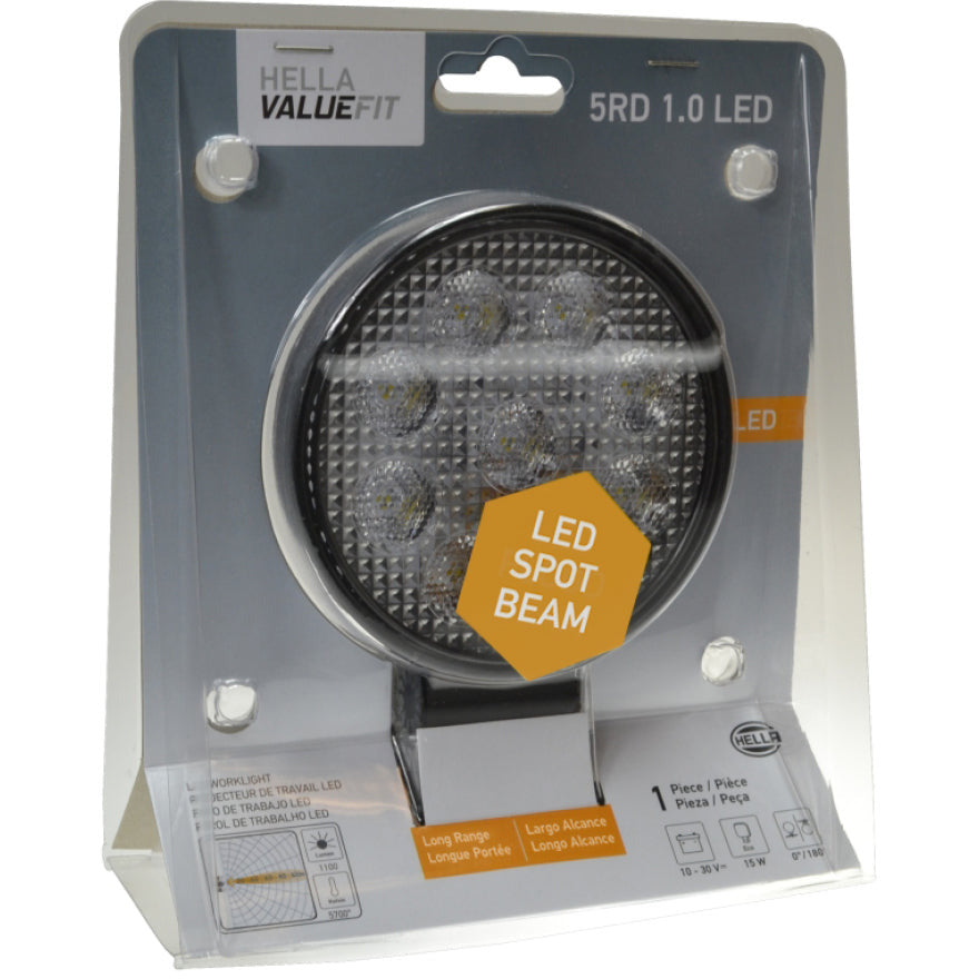 Hella ValueFit Work Light 5RD 1.0 LED MV LR LT Hella Work Lights