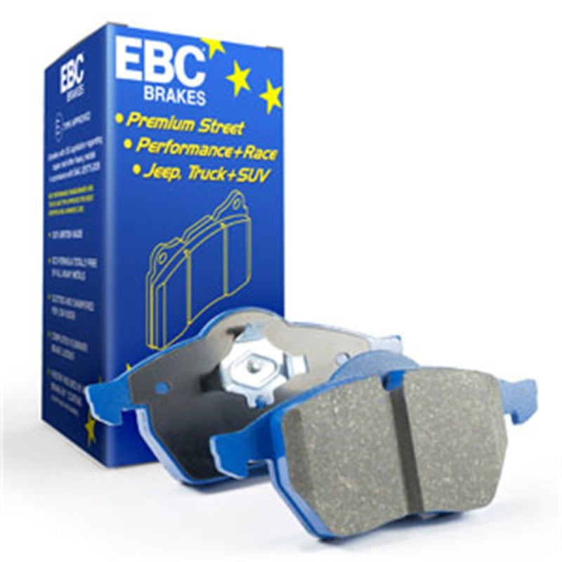 EBC 10-13 Chevrolet Corvette (C6) 6.2 Grand Sport Bluestuff Rear Brake Pads EBC Brake Pads - Racing