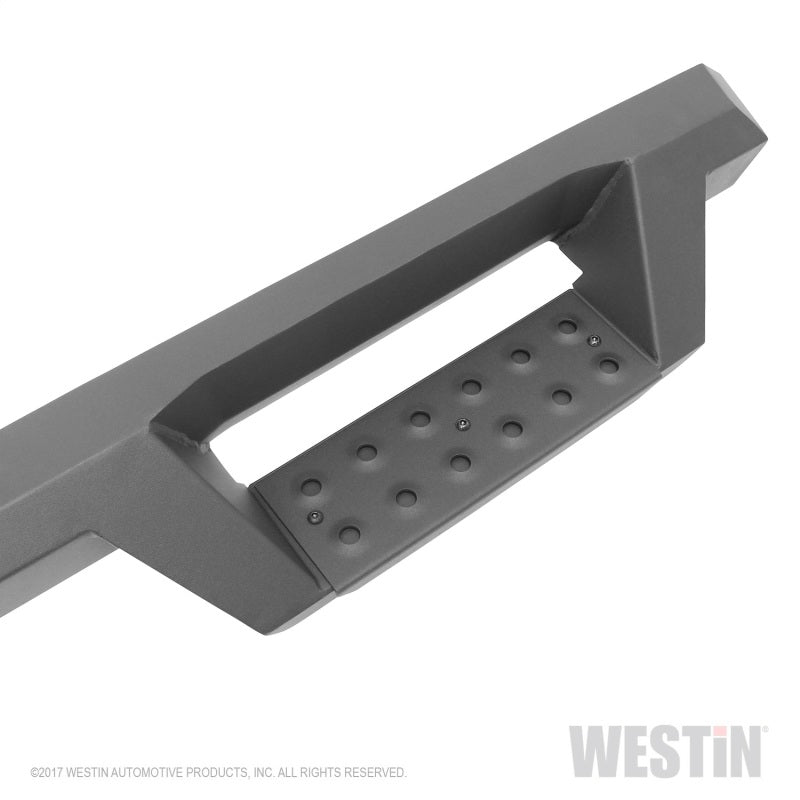 Westin/HDX 07-18 Chevrolet Silverado (Excl. Classic) 6.5ft. Bed Drop W2W Nerf Step Bars - Tex. Blk