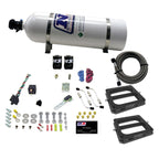 Nitrous Express Dual/Dominator/Alcohol Nitrous Kit (50-300HP) w/15lb Bottle Nitrous Express Nitrous Systems
