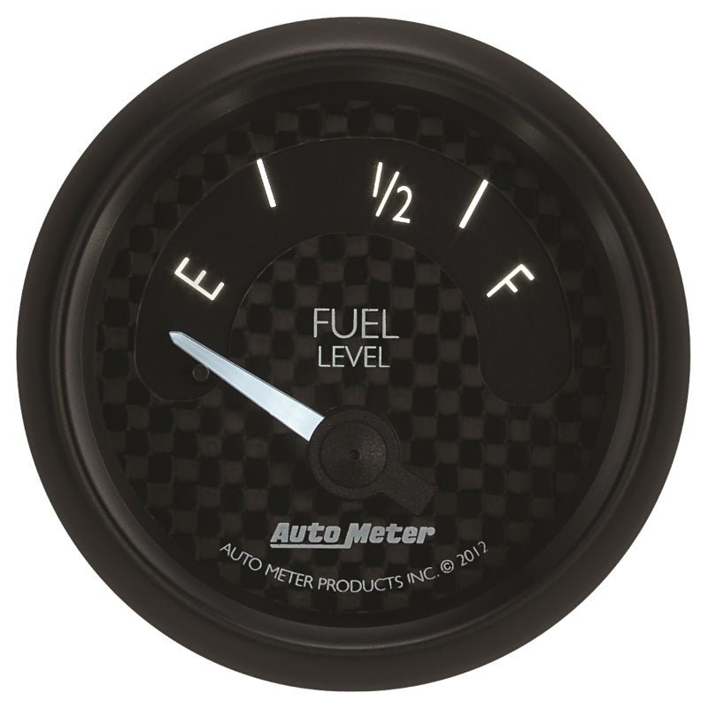 Autometer GT Series 52mm Short Sweep Electronic 73-10 ohms Fuel Level (For most Ford and Chrysler) AutoMeter Gauges