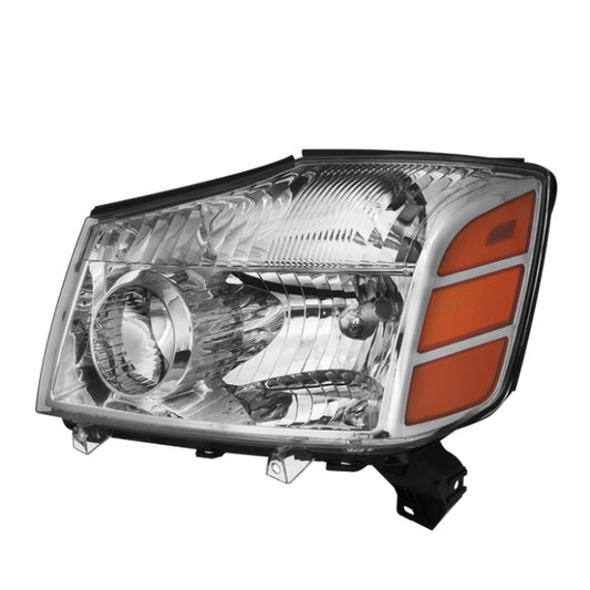 Xtune Nissan Titan 04-14 (04-07 OE Style ) / Armada 04-07 OEM Head Light Left HD-JH-NTI04-OEM-L SPYDER Headlights