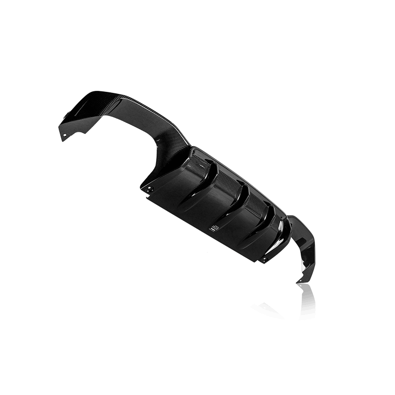 Akrapovic 2019+ BMW X4M Rear Carbon Fiber Diffuser - High Gloss Akrapovic Diffusers