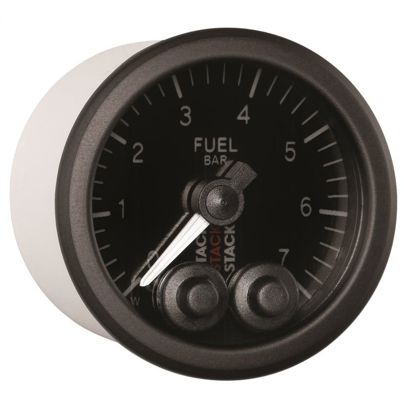 Autometer Stack 52mm 0-7 Bar M10 Male Pro-Control Fuel Pressure Gauge - Black AutoMeter Gauges