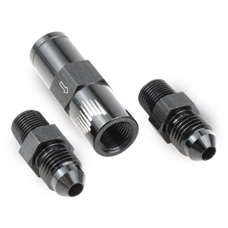 Snow Performance High Flow 4AN Water Check Valve Fittings (For 4AN SS Braided Line Kit) Snow Performance Fittings
