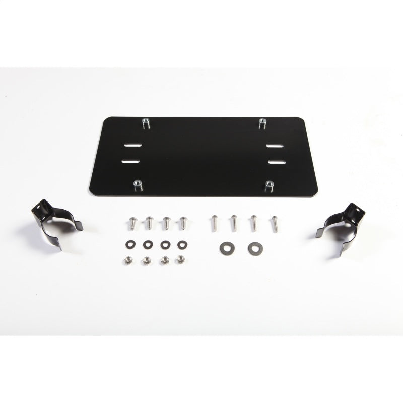 Rugged Ridge License Plate Mounting Bracket for Roller Fairlead Rugged Ridge Apparel