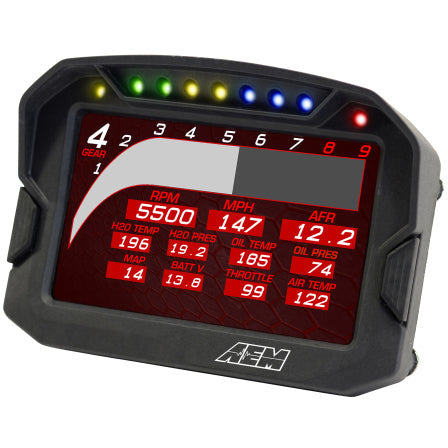 AEM CD-5 Carbon Digital Dash Display AEM Gauges