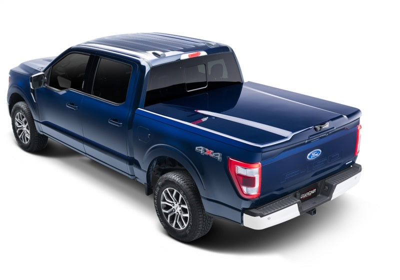 UnderCover 2021 Ford F-150 Crew Cab 5.5ft Elite LX Bed Cover - Smoked Quartz