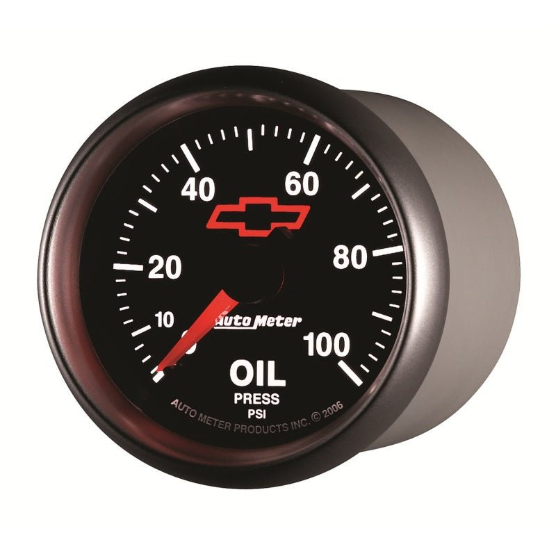 Autometer Sport-Comp II GM 52mm 0-100 PSI Mechanical Oil Pressure Gauge AutoMeter Gauges