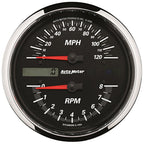 Autometer Pro-Cycle Gauge Tach/Speedo 4 1/2in 8K Rpm/120 Mph Black AutoMeter Gauges