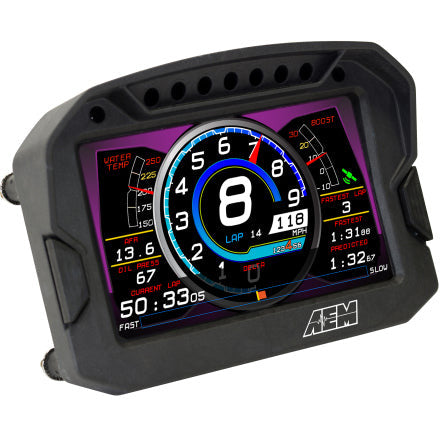 AEM CD-5L Carbon Logging Digital Dash Display AEM Gauges