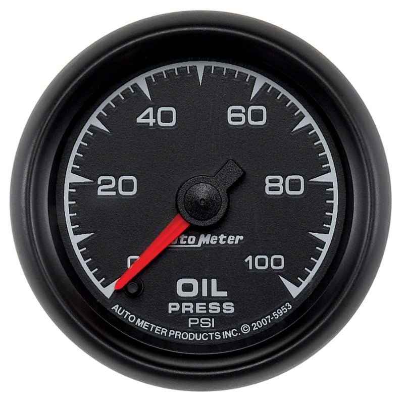 Autometer ES 52.4mm 0-100 PSI Oil Pressure Gauge AutoMeter Gauges