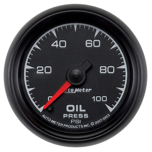 Autometer ES 52.4mm 0-100 PSI Oil Pressure Gauge AutoMeter Gauges