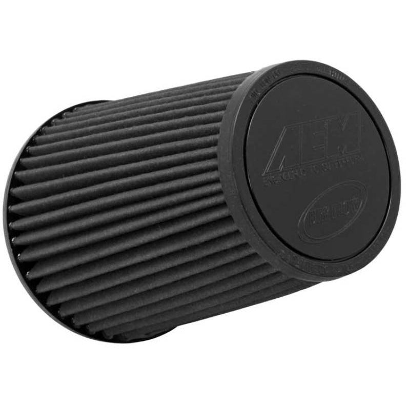 AEM Dryflow Air Filter - Round Tapered 7.5in Base OD x 6in Flange ID x 9.125in H AEM Induction Air Filters - Universal Fit