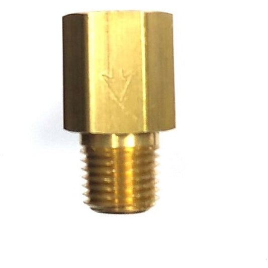 Ridetech Brass Check Valve 1/4in NPT x 1/4in NPT Ridetech Air Tank Components