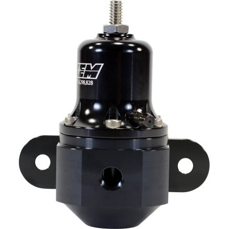 AEM High Capacity Universal Black Adjustable Fuel Pressure Regulator AEM Fuel Pressure Regulators