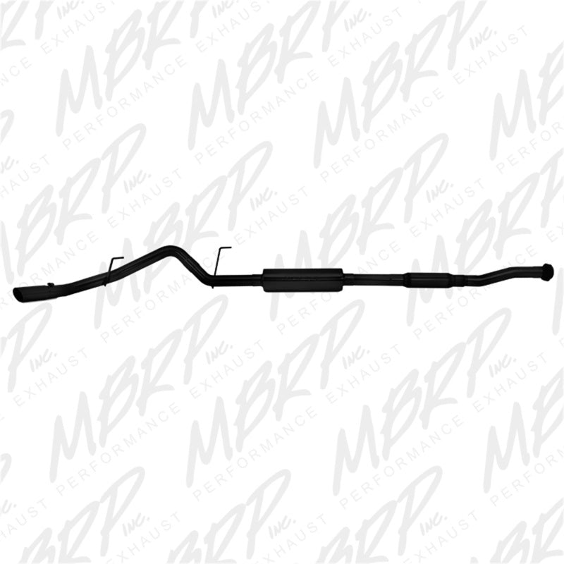 MBRP 11-14 Ford F150 3in Cat Back Single Side Exit Black Coated Exhaust System