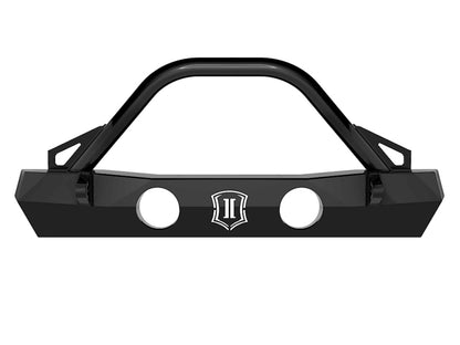 ICON 2018+ Jeep Wrangler JL / 2020+ Jeep Wrangler JT Pro Series Front Bumper w/Bar/Tabs