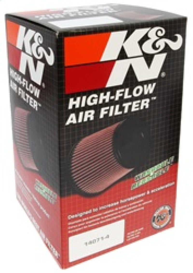 K&N Filter Universal Rubber Filter 2 1/2 inch Flange 6 inch Base 5 inch Top 6 1/2 inch Height