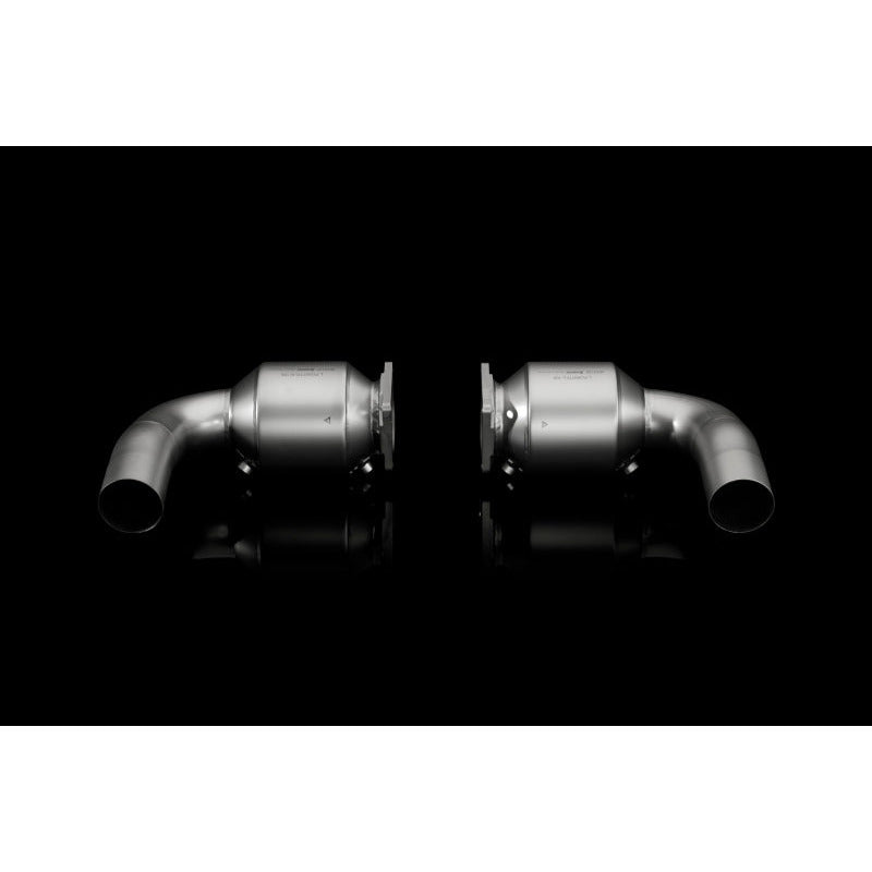 Akrapovic 10-13 Porsche 911 Turbo/Turbo S (997) Link Pipe Set w/ Cat (Titanium) Akrapovic Connecting Pipes